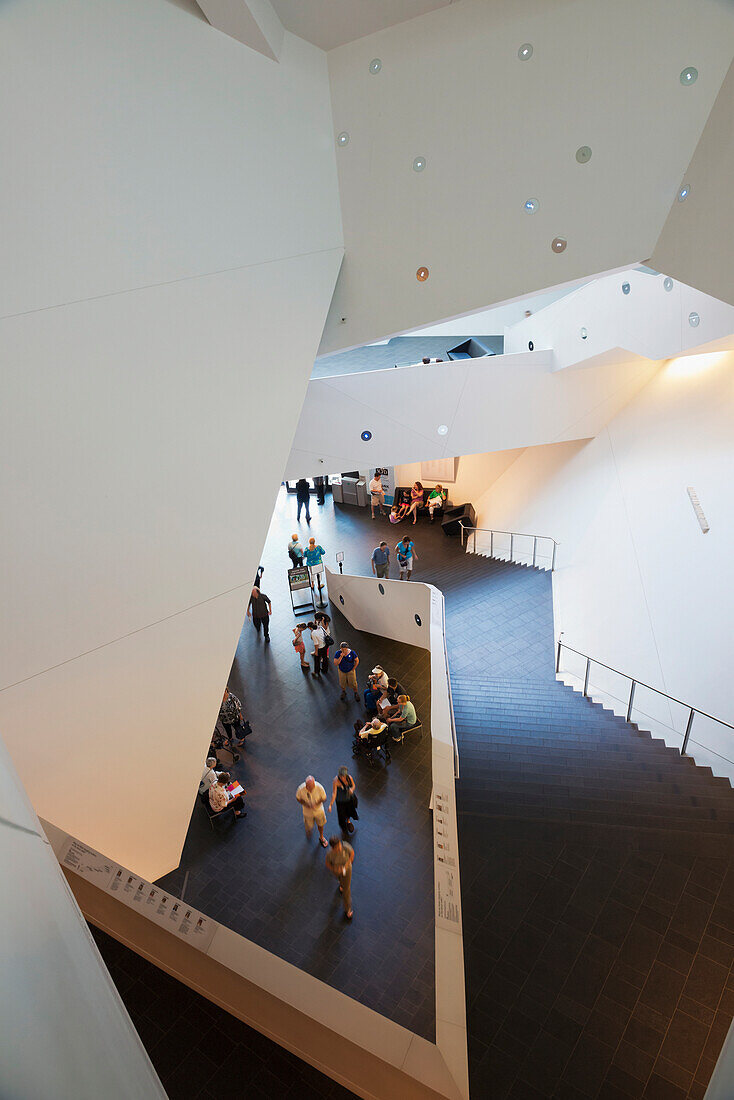 USA, Colorado, Interior of Denver Art Museum; Denver