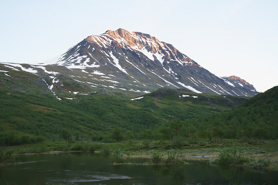 Sweden, Lappland, Landscape; Stora Sjofallet National Park