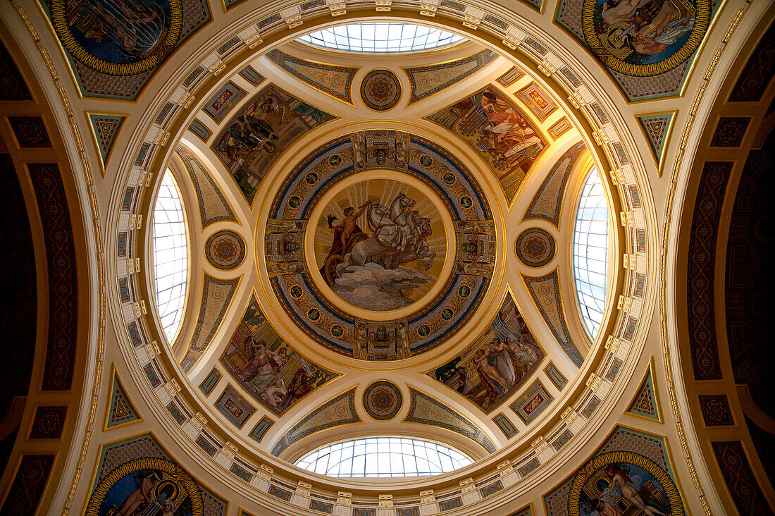 Interior Of Szechenyi Baths, Budapest, Hungary