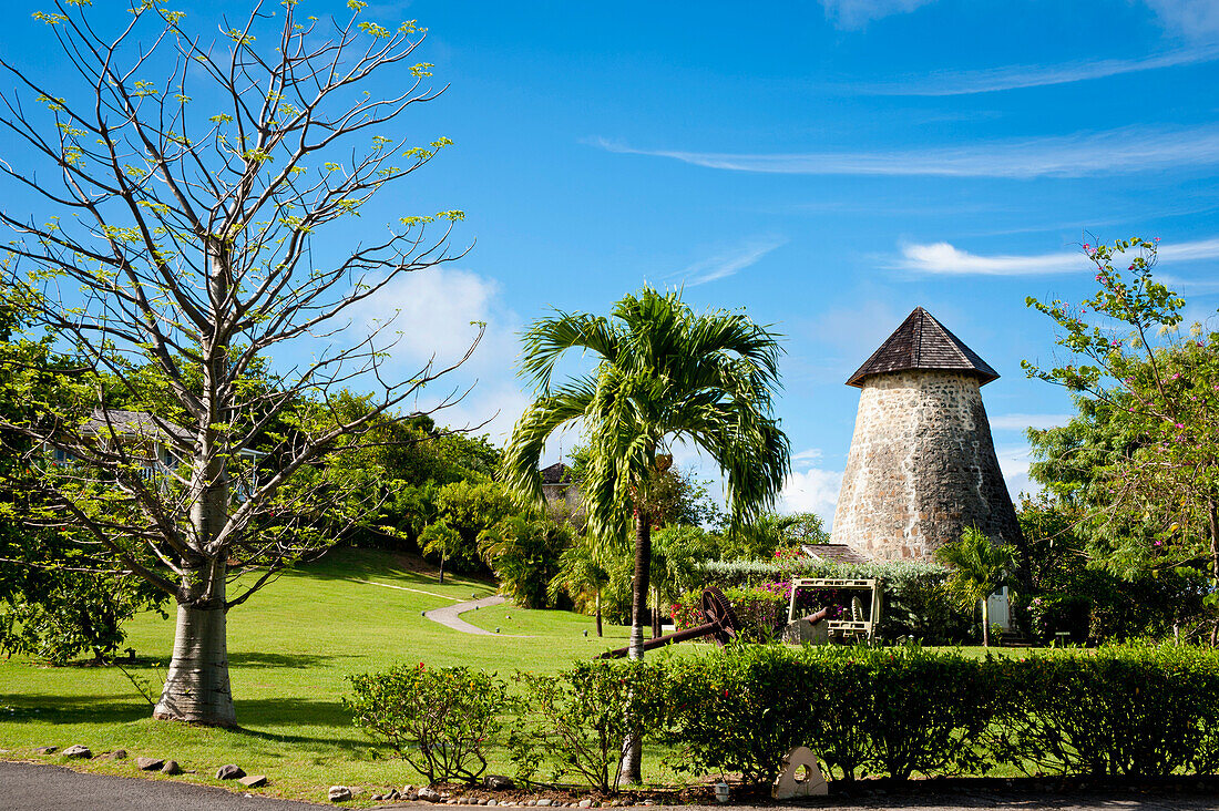Cotton House auf der Insel Mustique, St. Vincent und die Grenadinen, Westindien