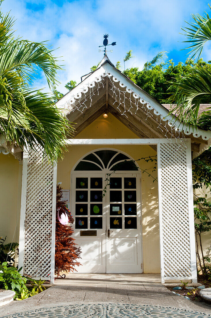 Mustique Community Library, Mustique Island, St Vincent And The Grenadines, West Indies