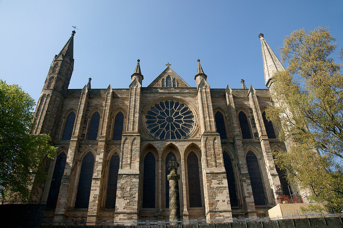 Kathedrale von Durham, in der Nähe von Newcastle; Durham, England