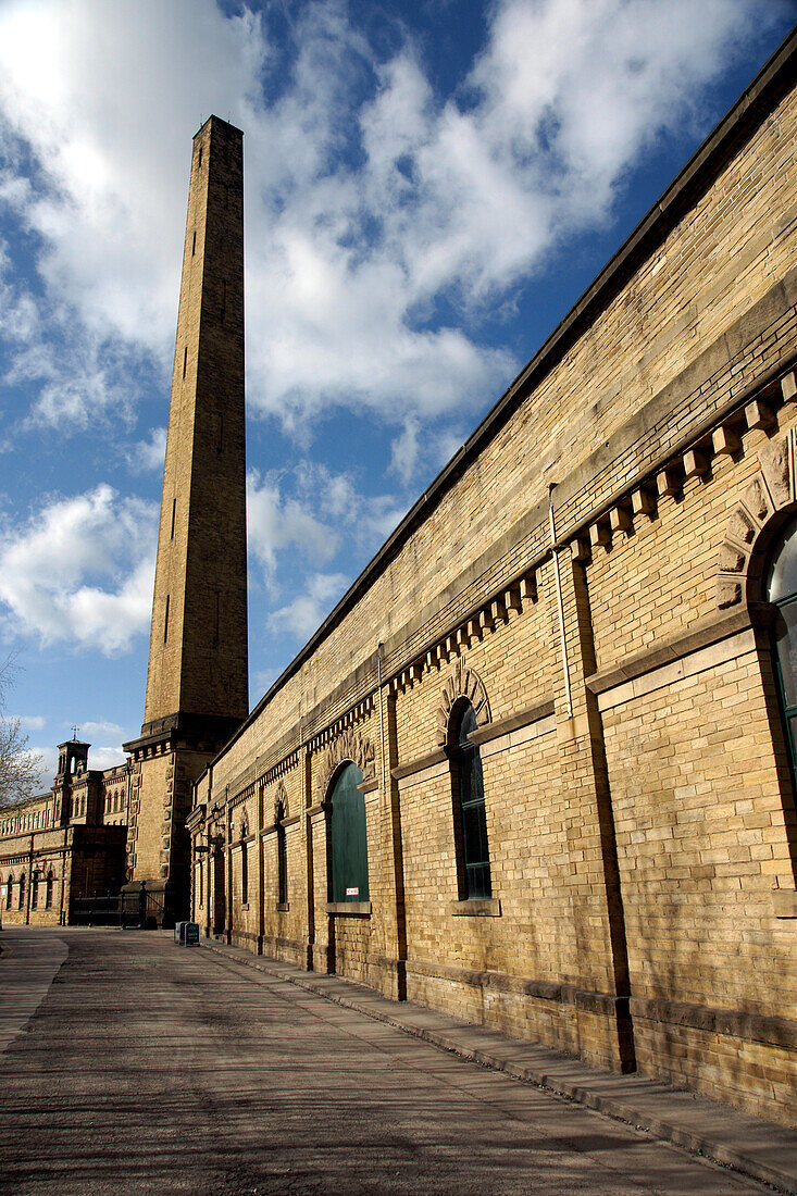 Salts Mill In Saltaire; Bradford, West Yorkshire, England