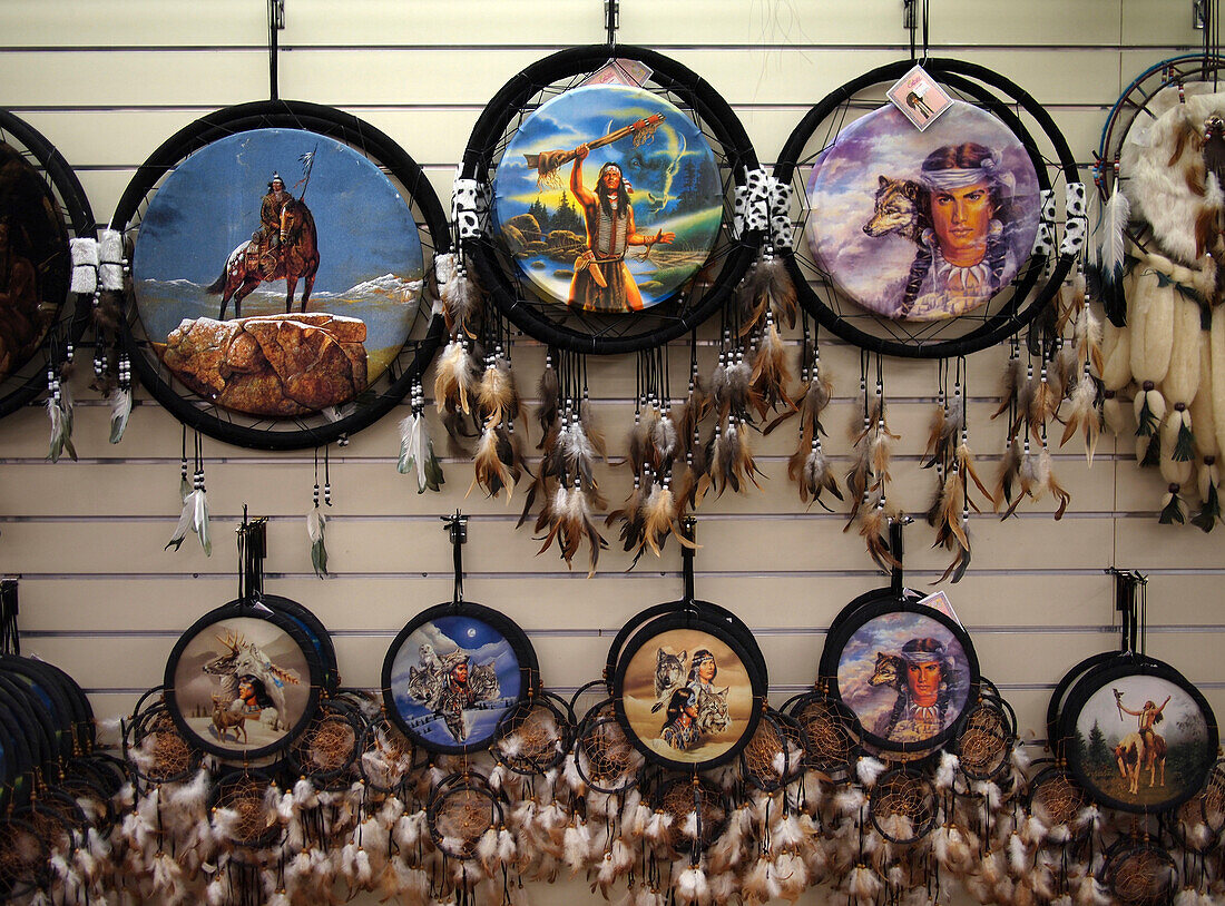 Souvenir, indianische Traumfänger; Las Vegas, Nevada, Vereinigte Staaten Von Amerika