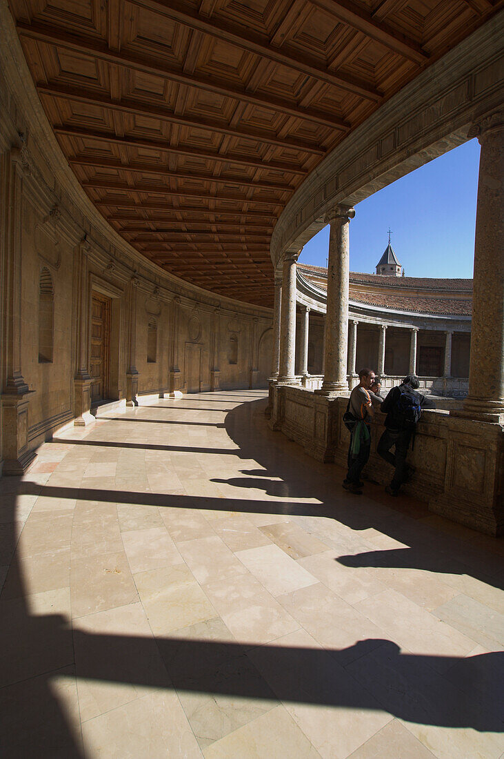 Europa, Spanien, Andalusien, Alhambra, Granada, Palast von Carlos V