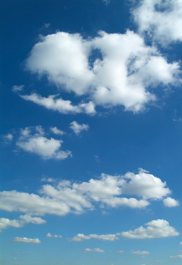 Clouds; White Against Blue Sky