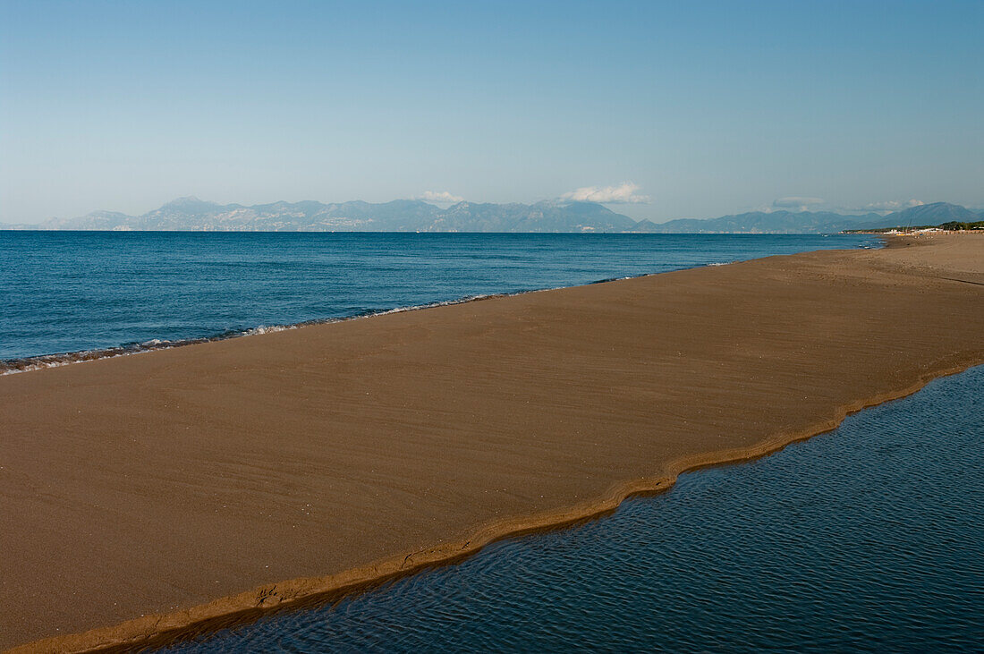 Paestum, Beach, Campania, Italy