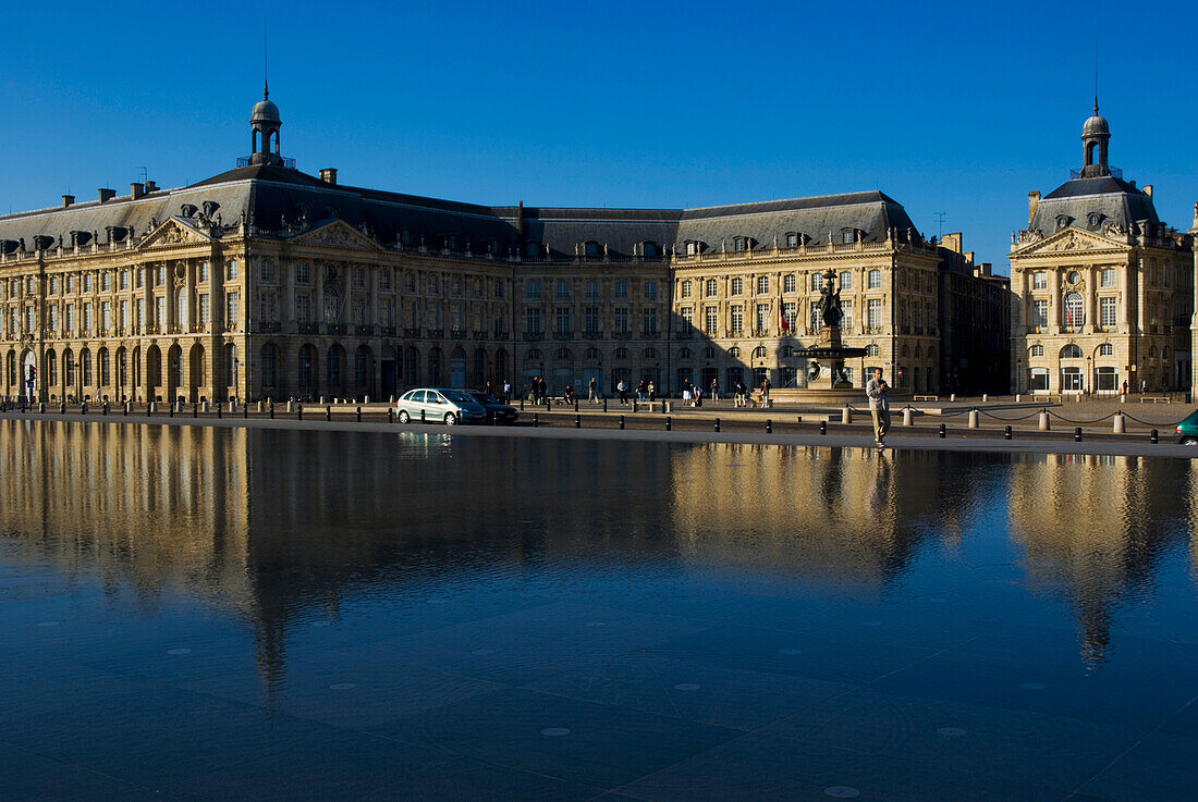 Europe, France, Bordeaux, Place de la Bourse