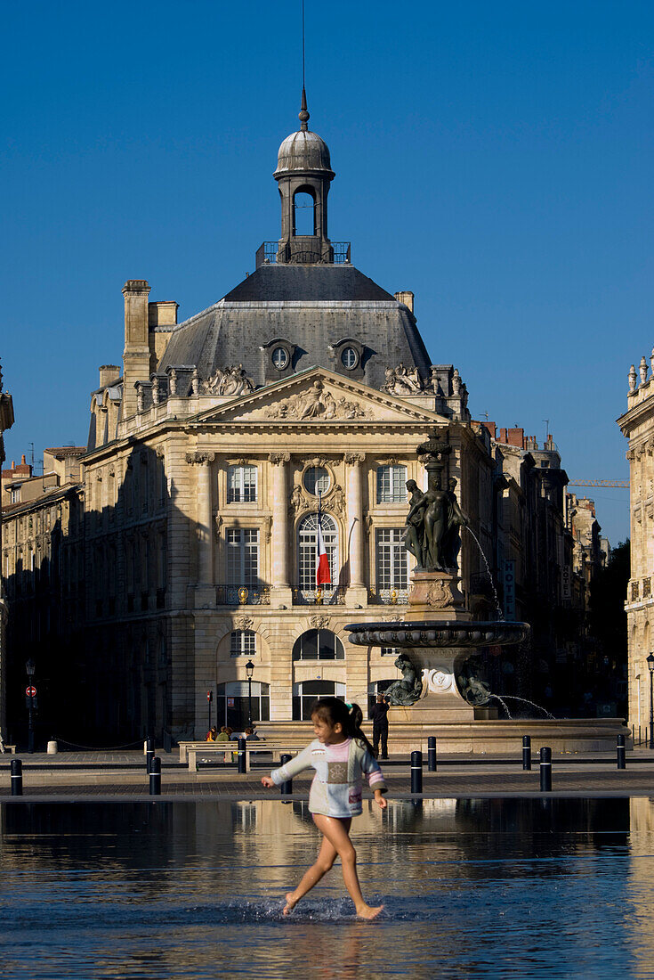 Europe, France, Bordeaux, Place De La Bourse