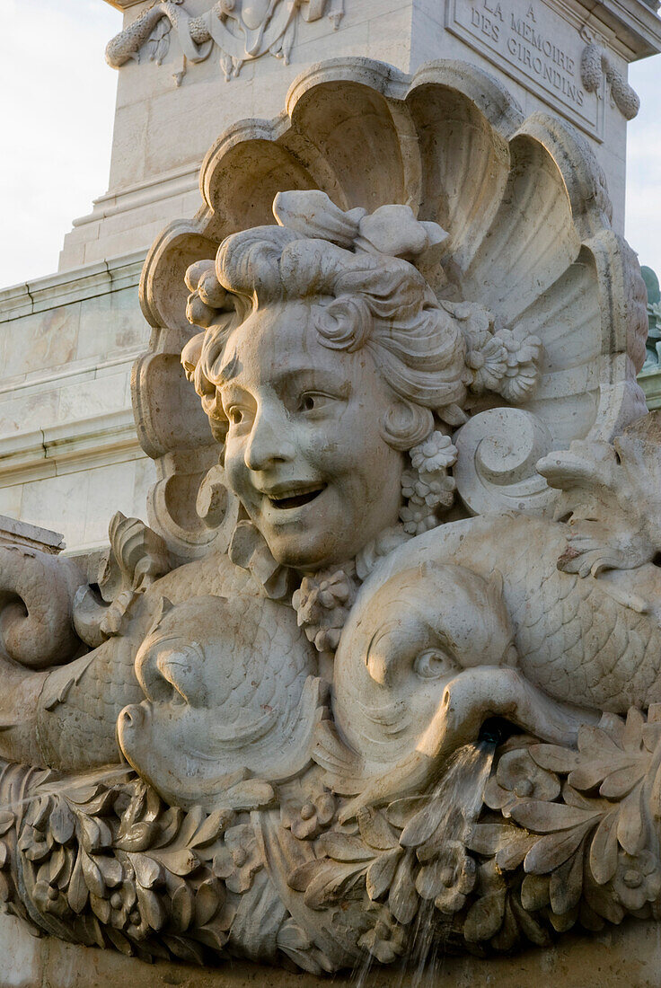 Europa, Frankreich, Bordeaux, Monument aux girondins