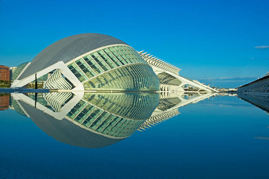 Spanien, Valencia, Stadt der Künste und der Wissenschaften, Hemispheric