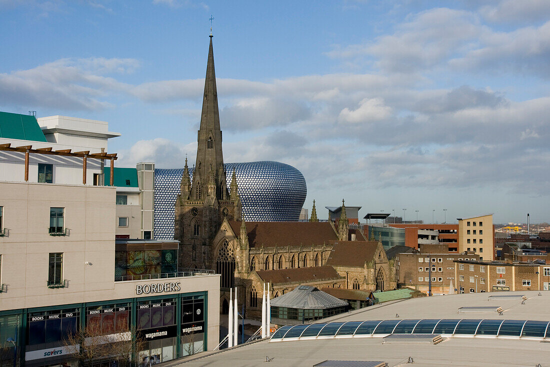 UK Birmingham Selfridges & St martins church 2008