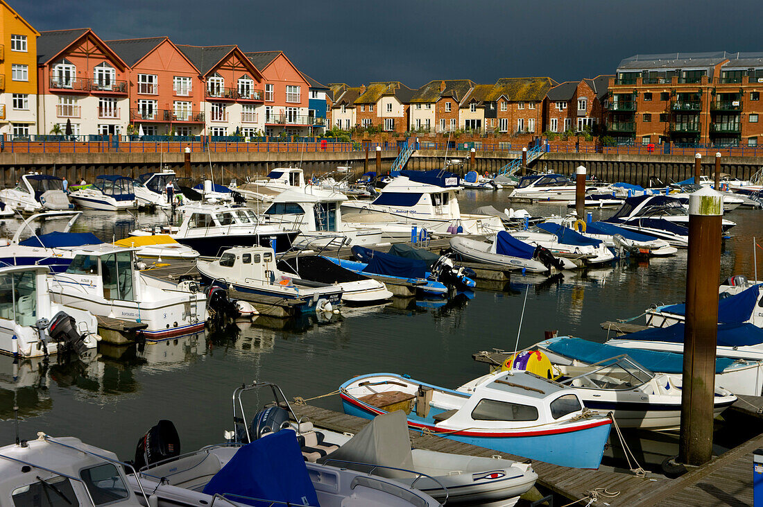 Exmouth Jachthafen, Devon, Vereinigtes Königreich