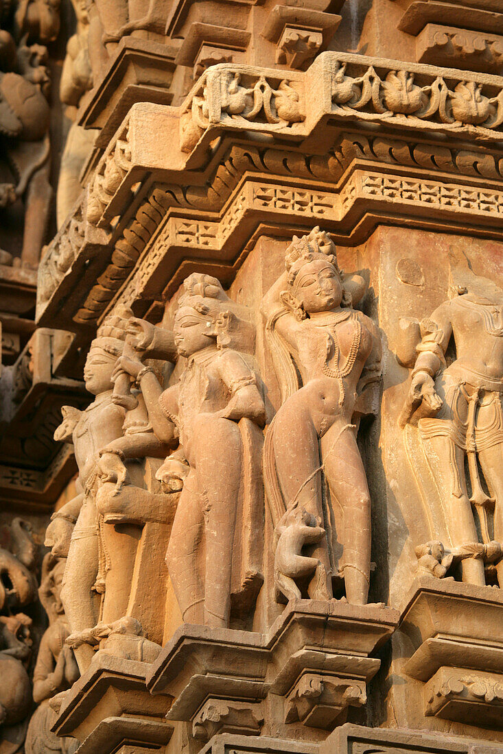 Khajuraho Tempel Madya Pradesh Indien