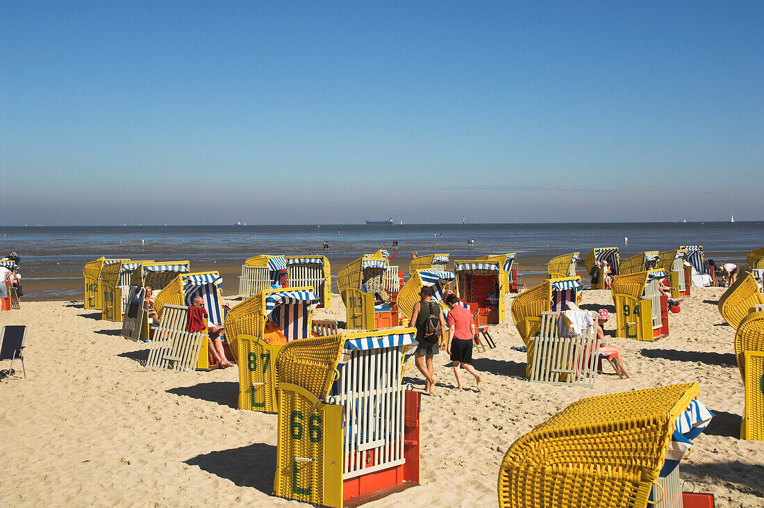 Deutschland, Niedersachsen, Cuxhaven, Strand