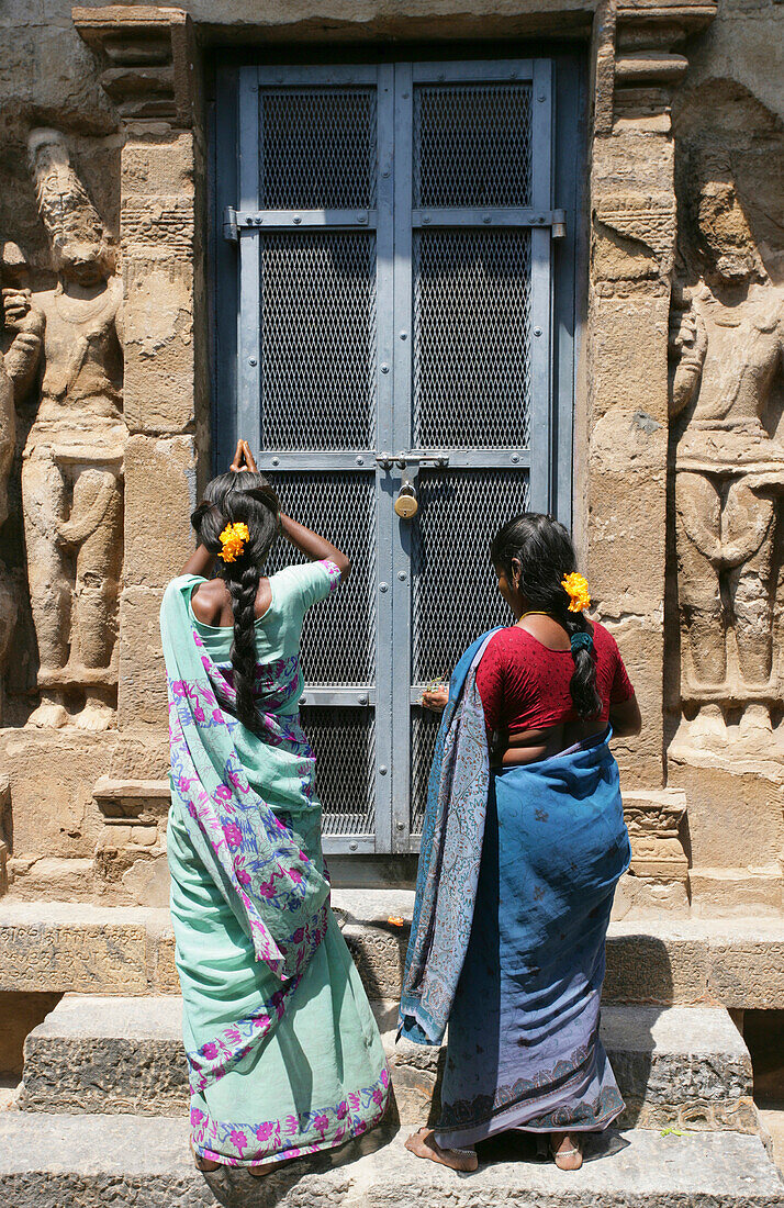 Perumal Vishnu-Tempel, Tamil Nadu, Indien.