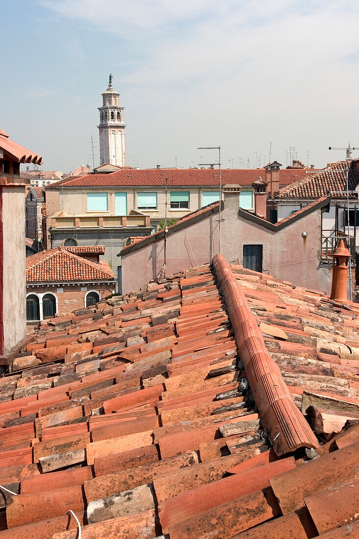Roof Tops, Venice, Italy.