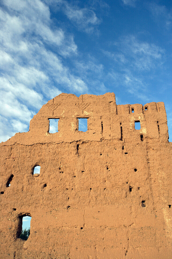 Morocco, Dades Valley, Kasbah; Skoura Oasis