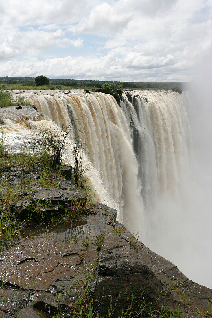 Sambia, Wasserfall; Victoria Falls