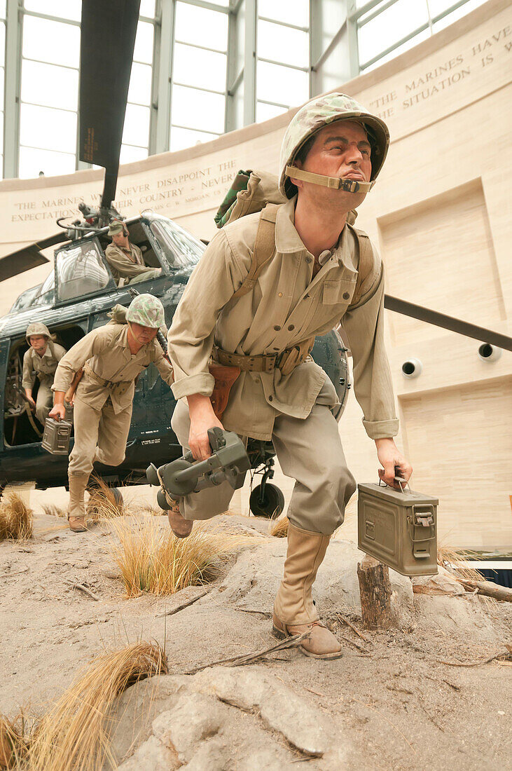 Museum exhibit at the National Museum of the Marine Corps in Quantico, Virginia.