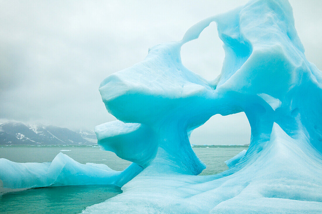 A window in an iceberg.