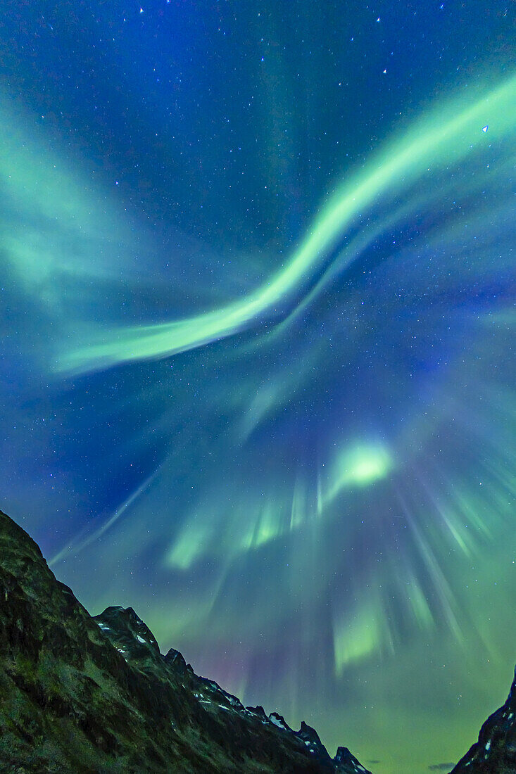 Northern Lights over Semerlik Fjord.