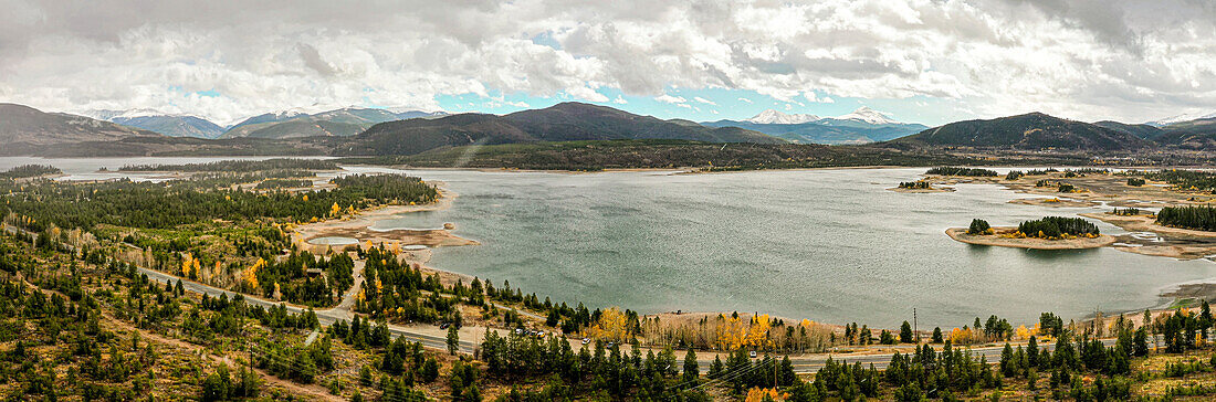 Beautiful Grand Lake in the Rocky Mountains of Rocky Mountain National Park in Colorado, USA; Colorado, United States of America