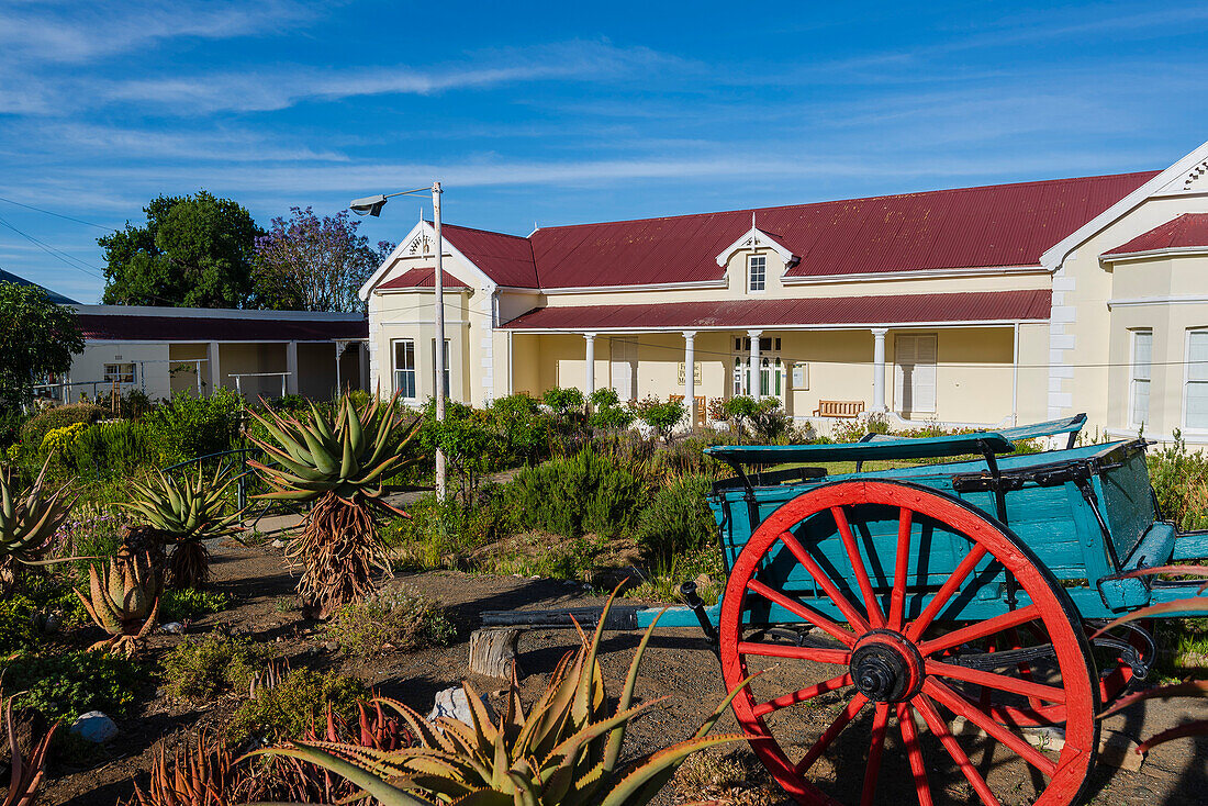 The historical Fransie Pienaar Museum in Prince Albert on the northern foothills of the Swartberg Range; Western Cape, South Africa