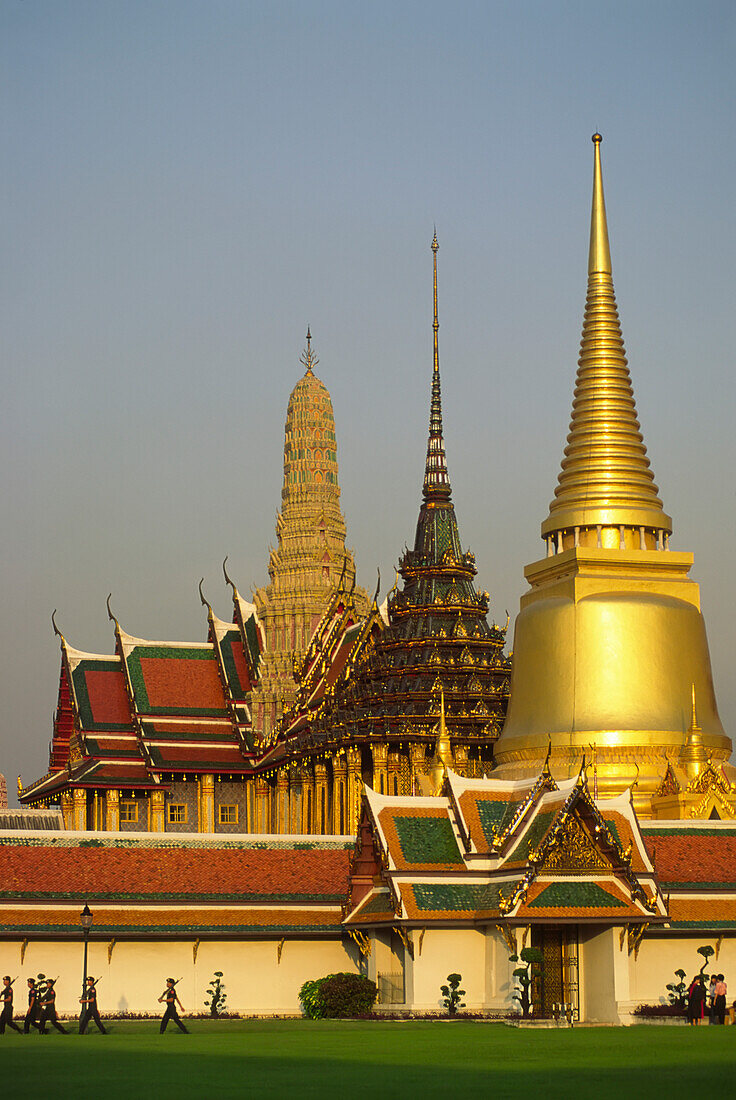 Der Große Palast oder Phra Borom Maha Ratcha Wang; Bangkok, Thailand