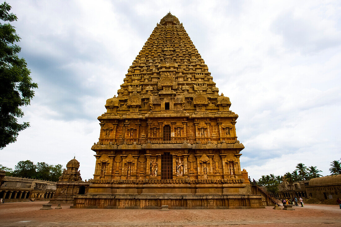 Brihadisvara-Tempel; Tanjore, Tamil Nadu, Indien