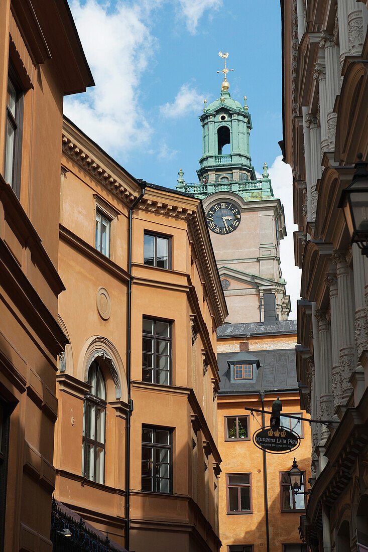 Gebäude in der Altstadt; Stockholm Schweden