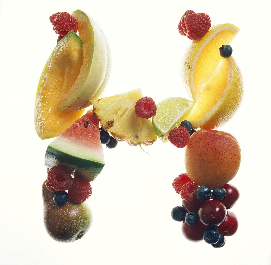 Fruit Forming the Letter H
