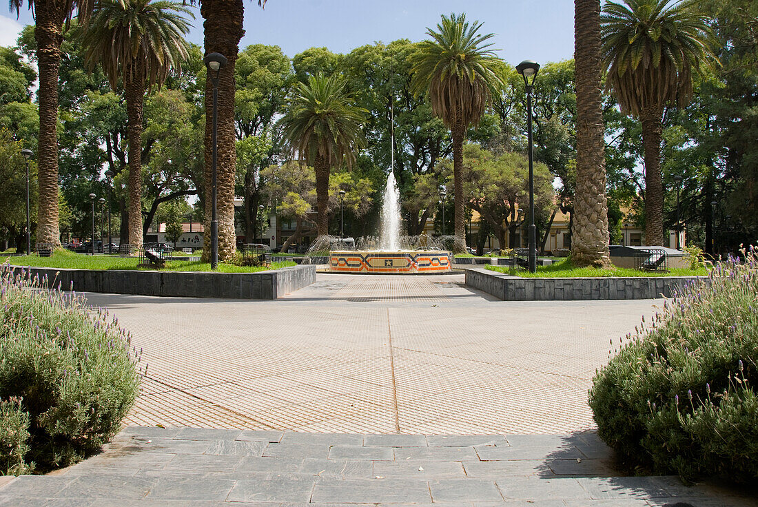 Plaza Chile; Mendoza Argentina