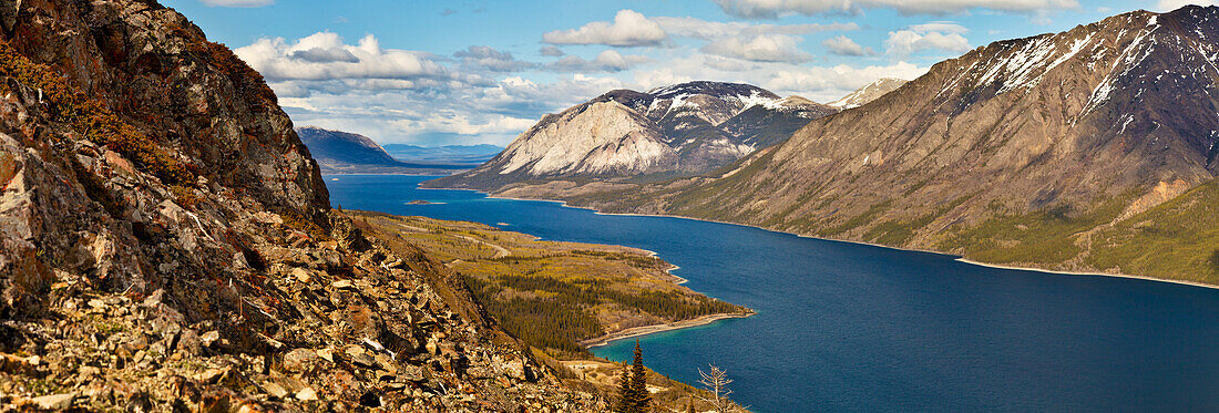 Tagish Lake And Lime Mountain; Carcross Yukon Canada