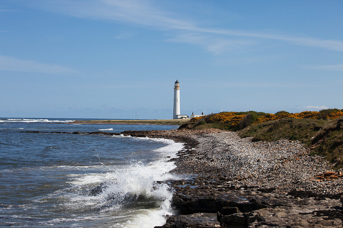 Leuchtturm Barns Ness; Scottish Borders Schottland