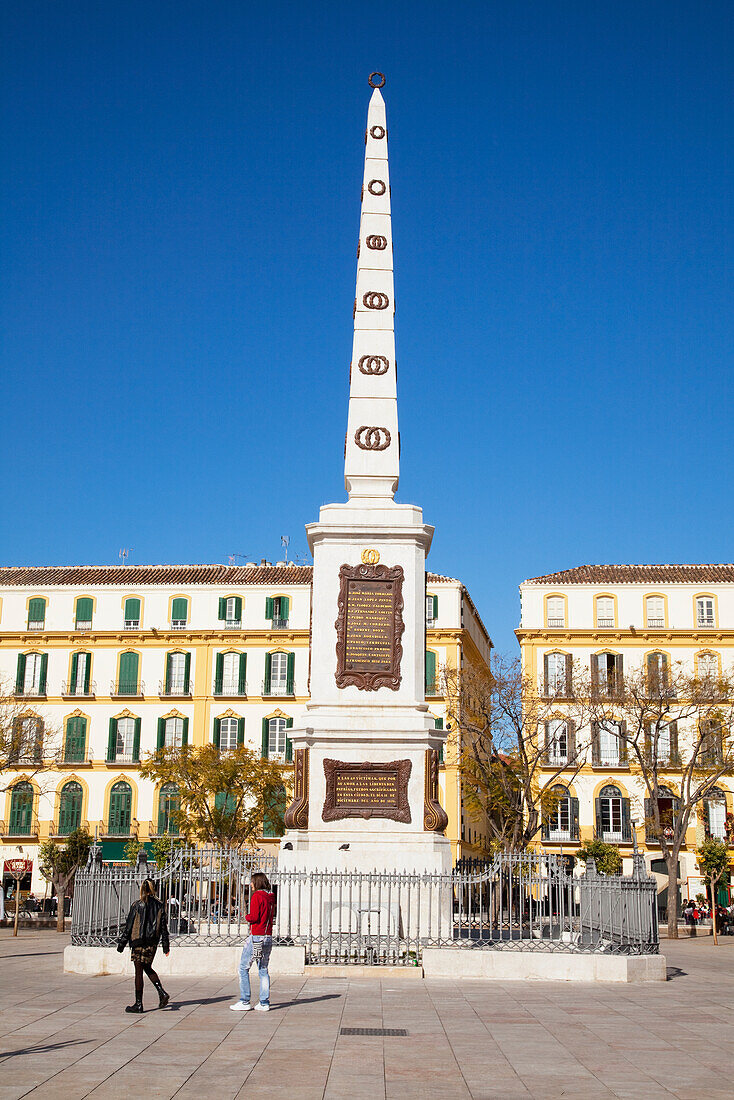 The Plaza De La Merced; Malaga, Andalucia, Spain