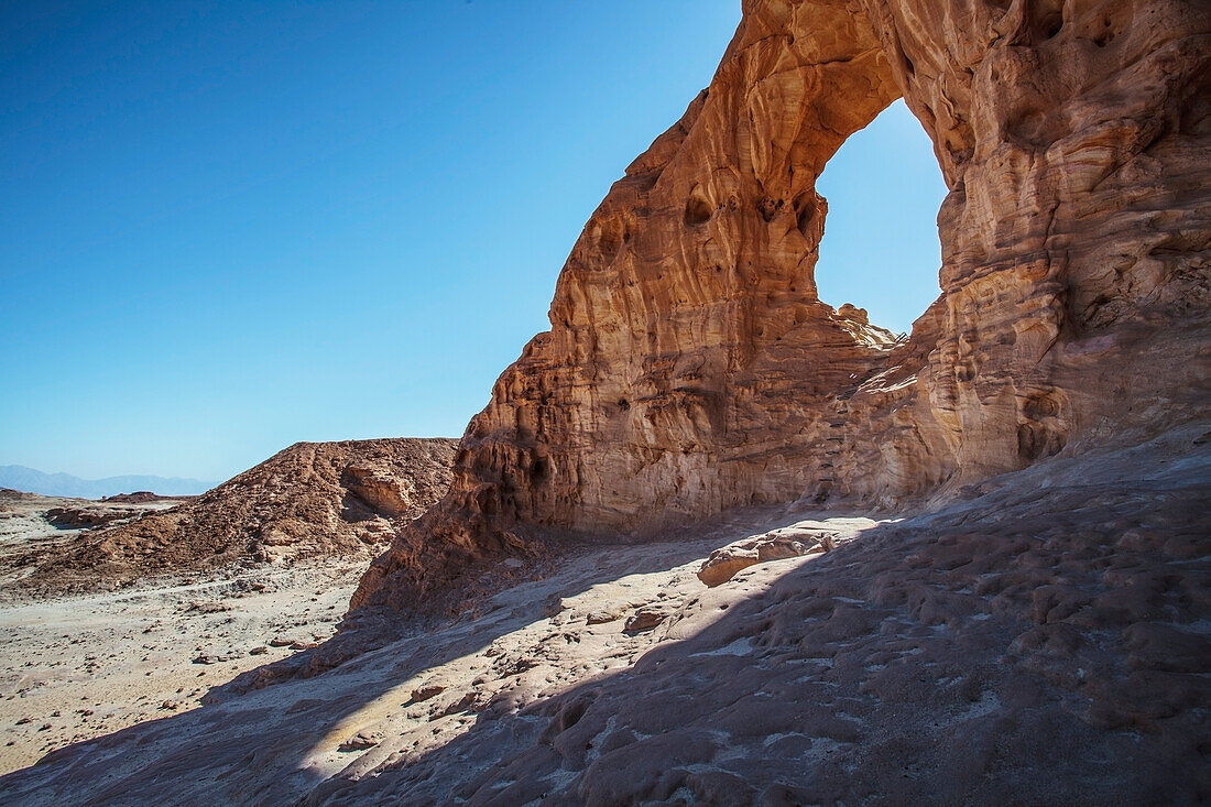 Arches In The Rock; Timna Park Arabah Israel