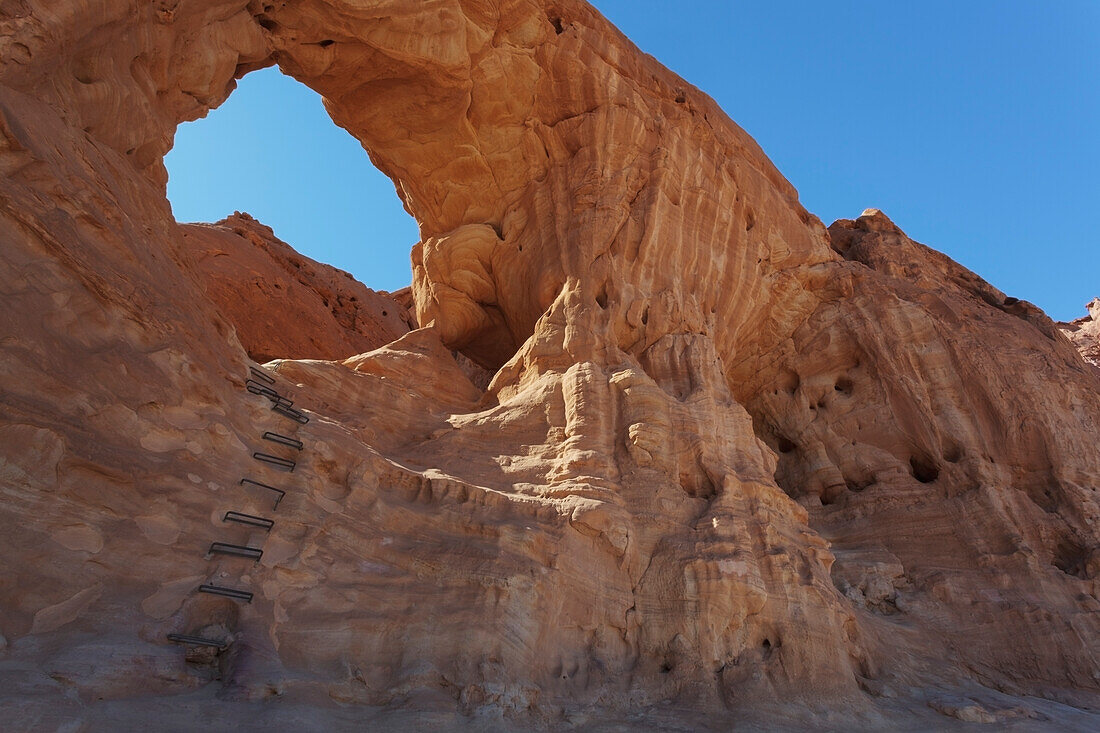 Bogen in der Felsformation; Timna Park Arabah Israel