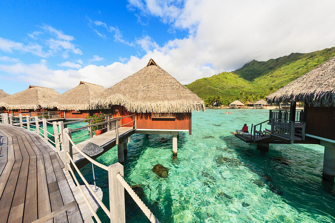 Sheraton Moorea Lagoon Resort And Spa; Moorea Insel Französisch Polynesien Südpazifik