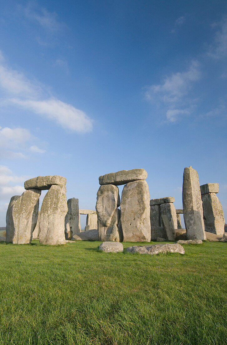 United Kingdom, England, The infamous Stonehenge structures.