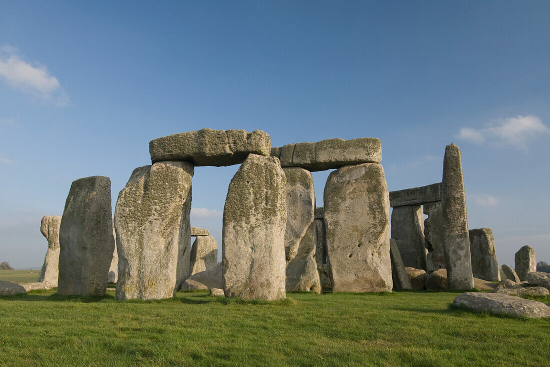 United Kingdom, England, The infamous Stonehenge structures.