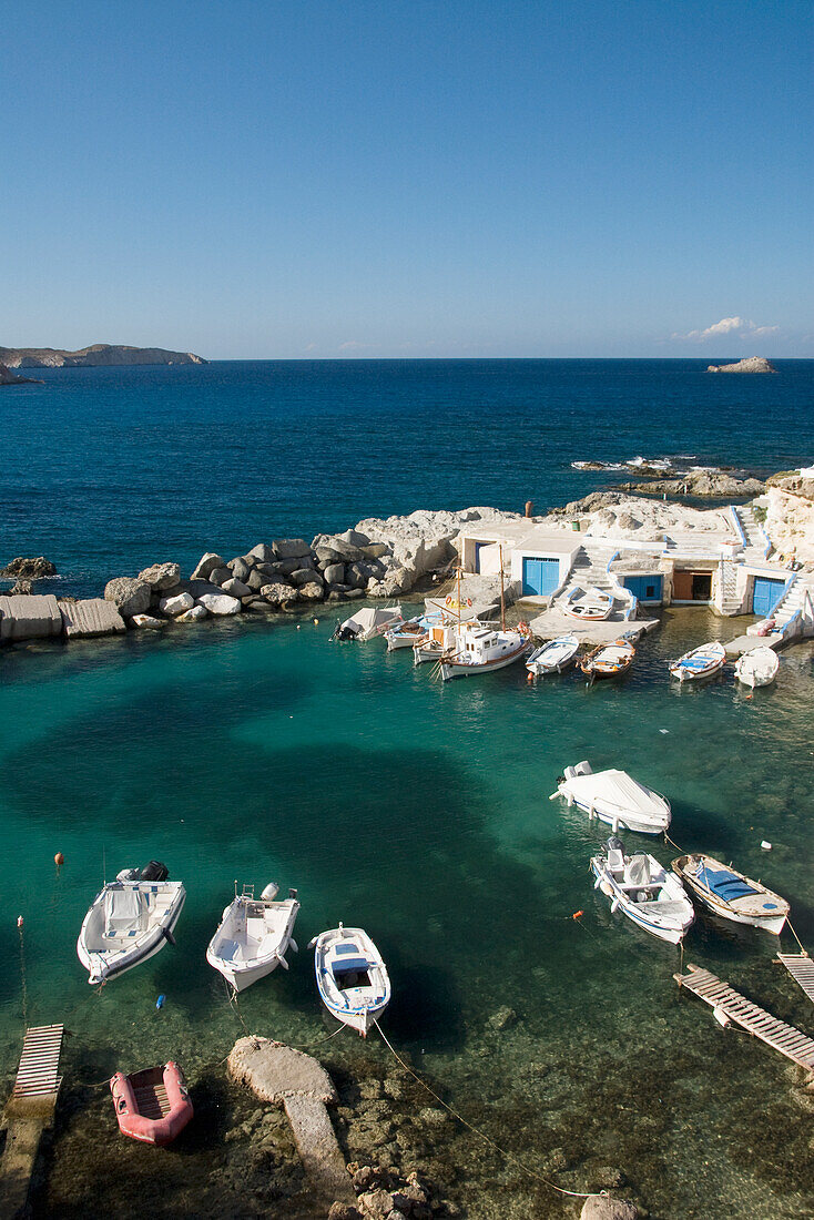 Greece, Cyclades, Island of Milos, village of Mandrakia.