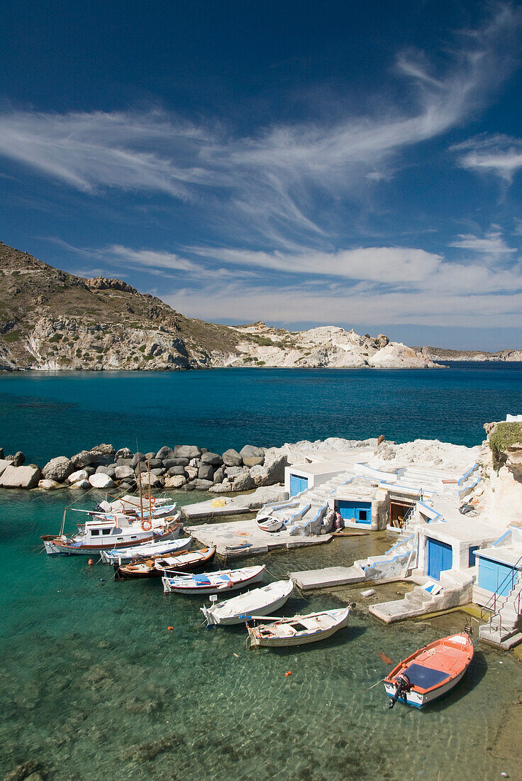 Greece, Cyclades, Island of Milos, village of Mandrakia.