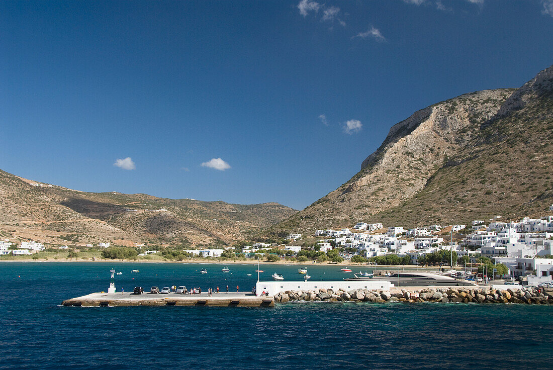 Griechenland, Kykladen, Insel Sifnos, Hafen von Kamares.