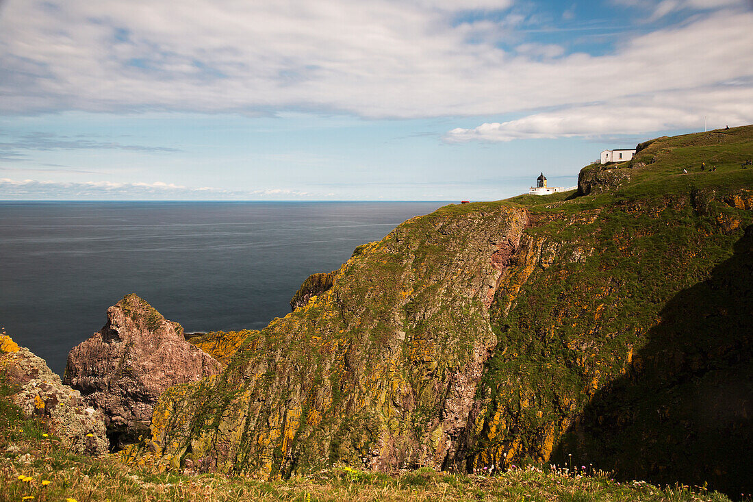 The Signal Station At St. Abb's Head; Scottish Borders Scotland