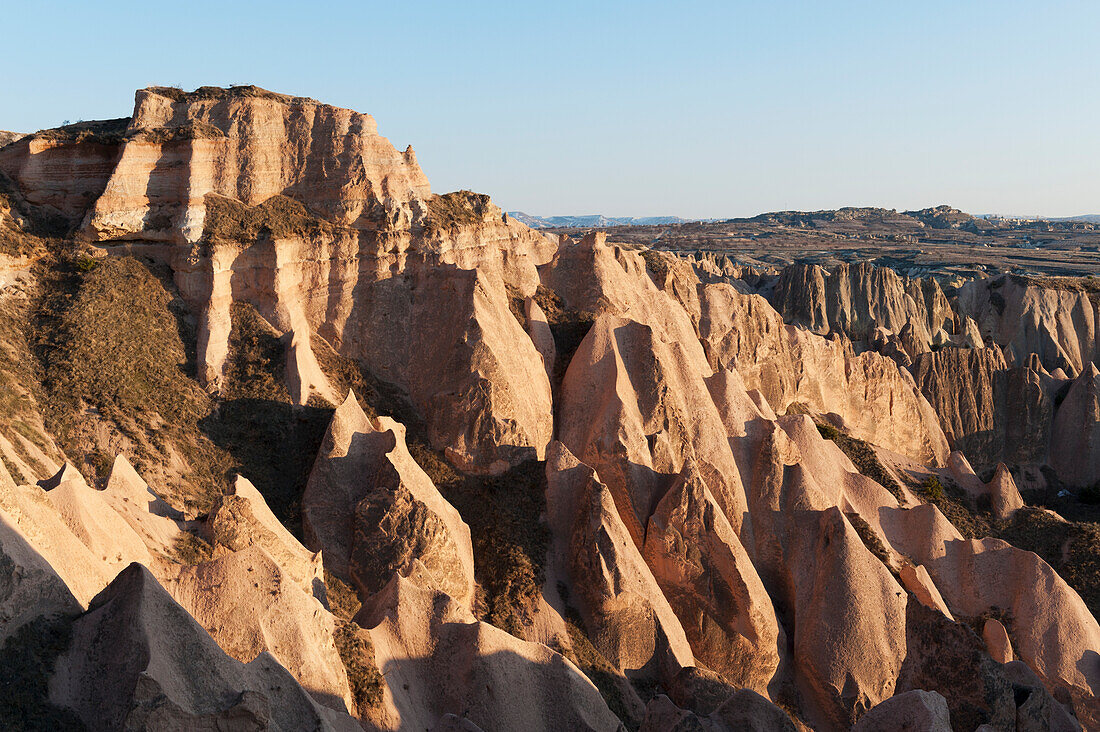 Rugged Rock Formations; Aktepe Nevsehir Turkey