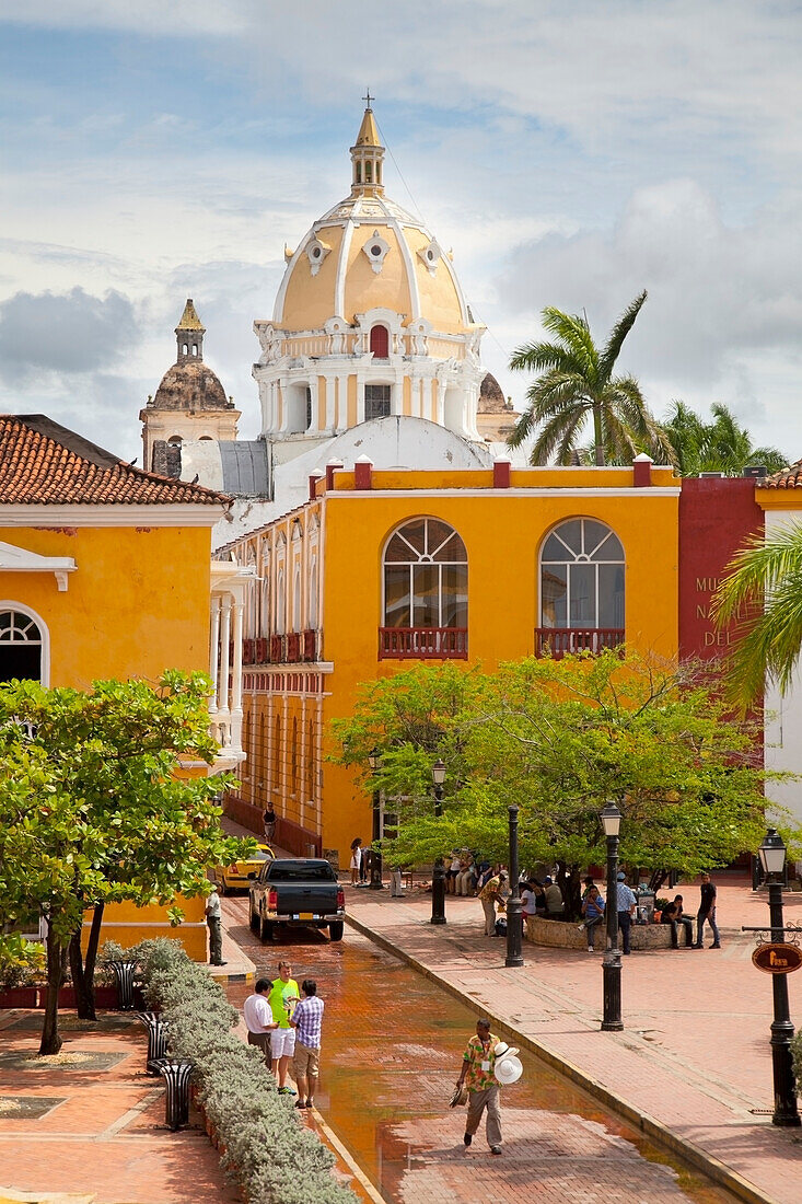 Dome Of Iglesias De San Pedro Claver; Cartagena Colombia