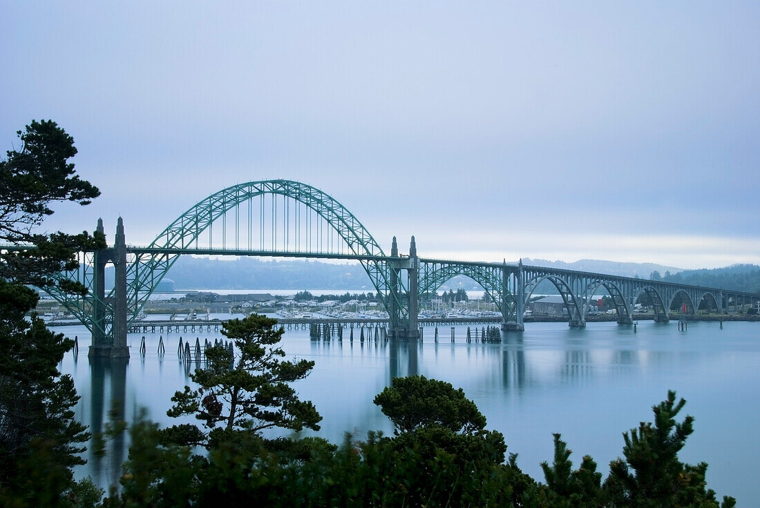 Art Deco Bridge; Florence Oregon United States Of America