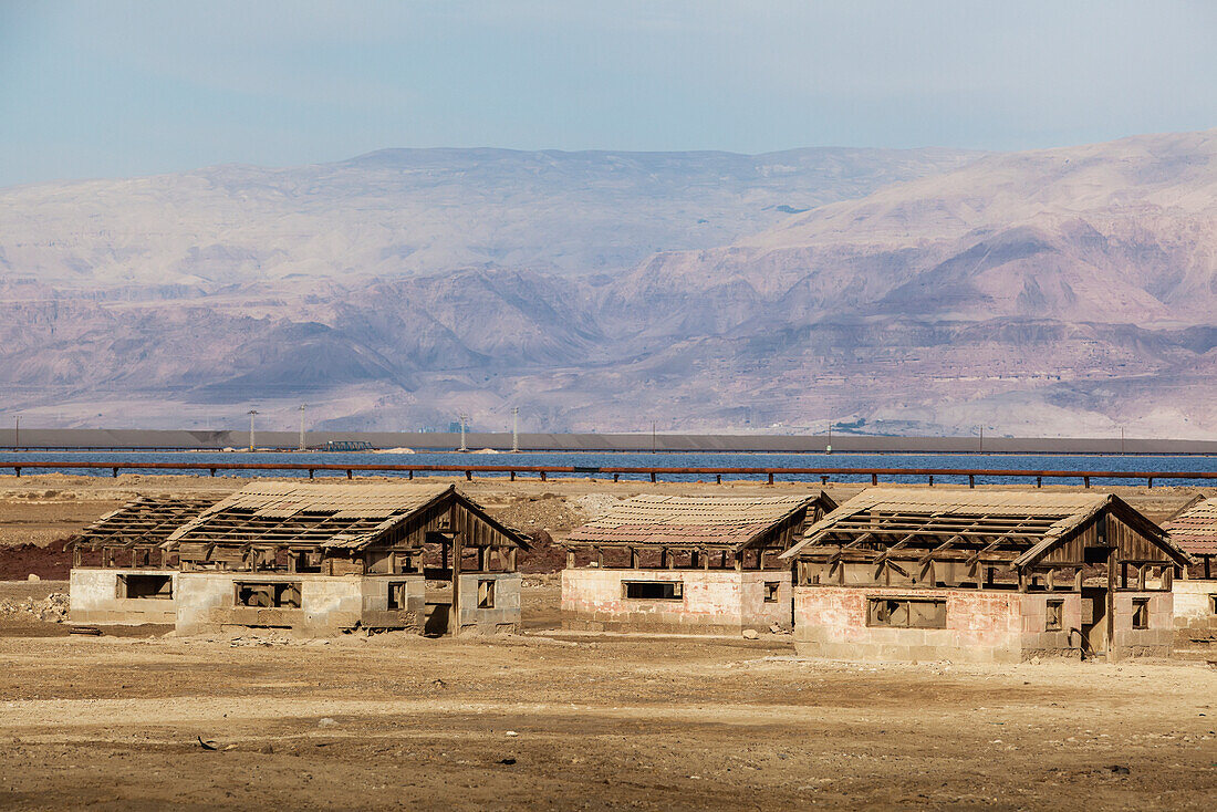 Ruins Of A Jewish Settlement Along The Dead Sea; Israel