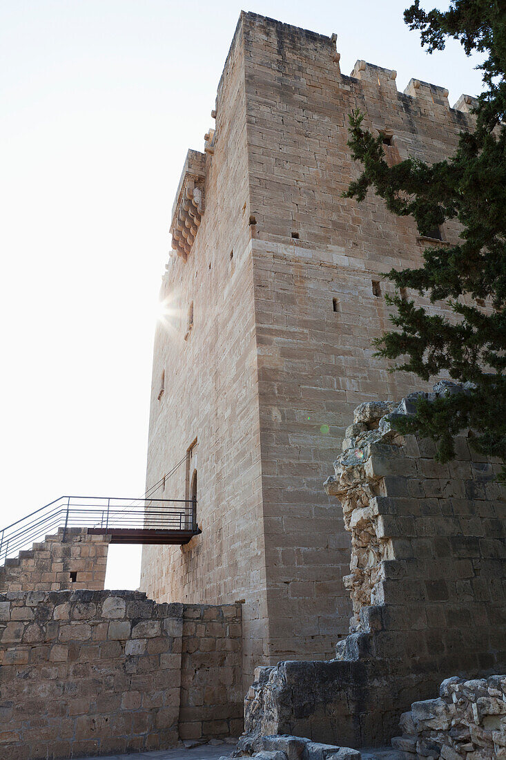 Zypern, Kolossi, Steinturm der Burg Kolossi